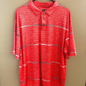 PGA Men's Golf Polo Shirt Salmon Size XL